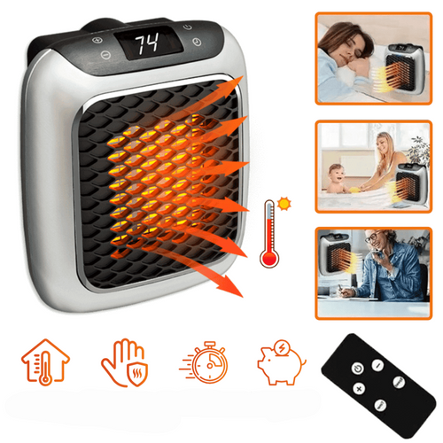 Skanto | Kompakt Mini Varmer med Antimikrobielt Filter – Rask Varme og Kostnadsbesparelser – Dante Mini Oppvarming