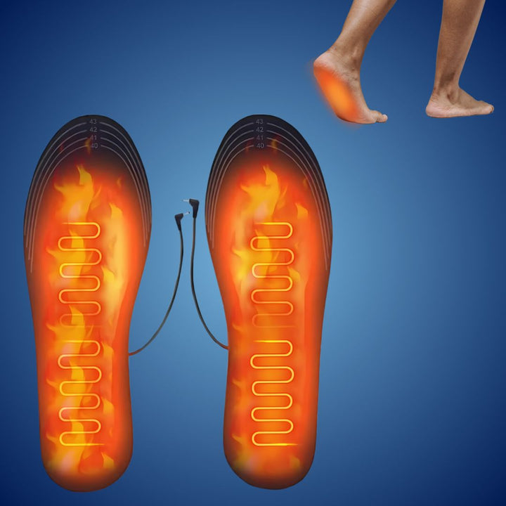 HeatStride Varmet sko såler | Oppvarming Justerbare sko innleggssåler - Temperaturkontroll - Kaldt vær - Kalde føtter Skanto