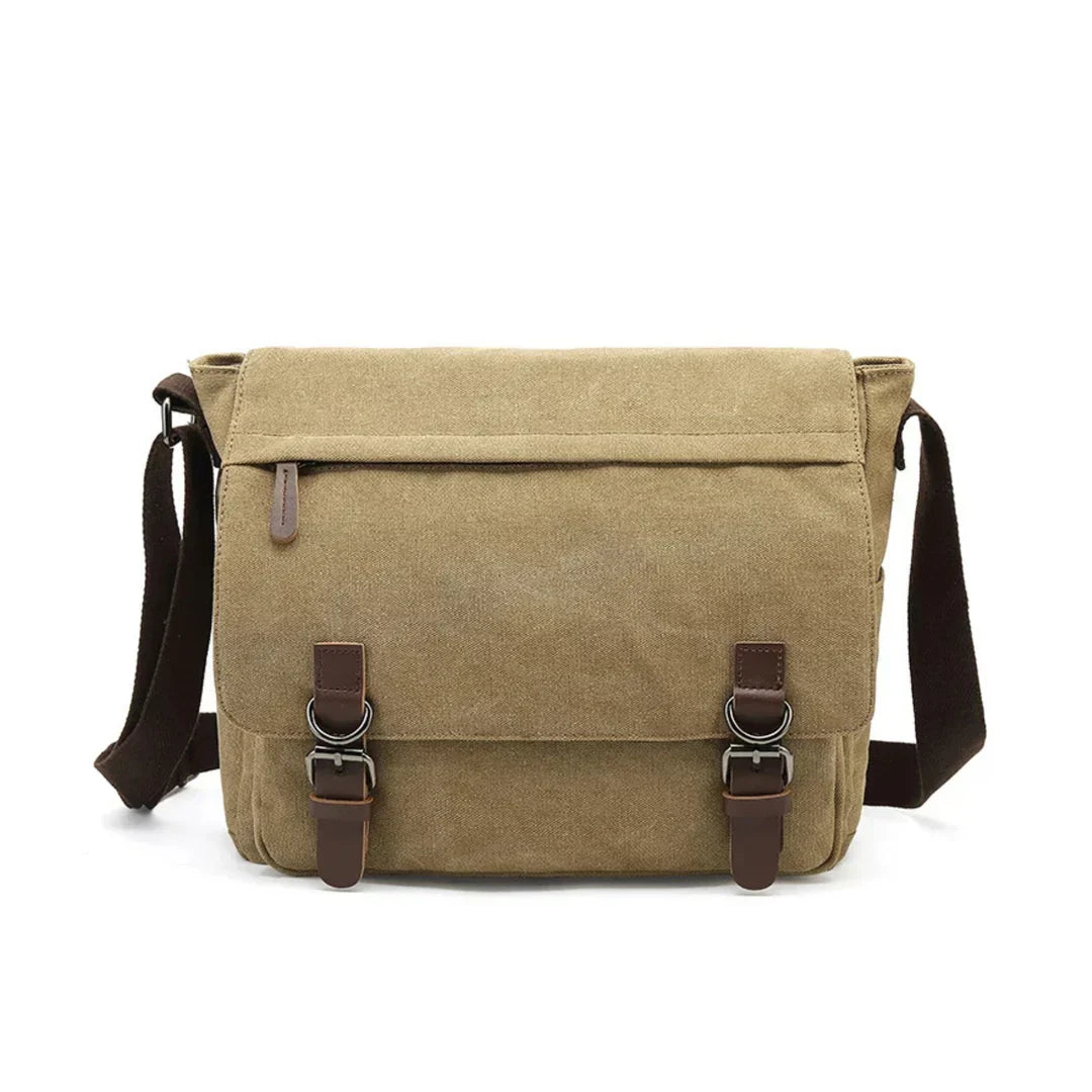 Skanto | Carlos – Robust Herresekk for Daglig Bruk | Slitesterk Lerret Crossbody Bag