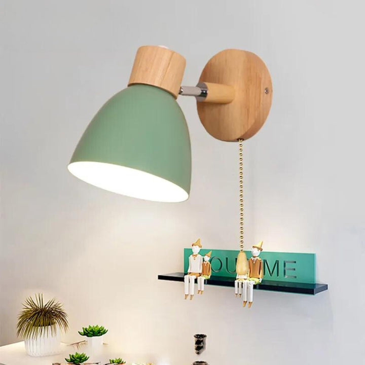 Skanto | Elegant vegglampe i tre - Moderne og varm design