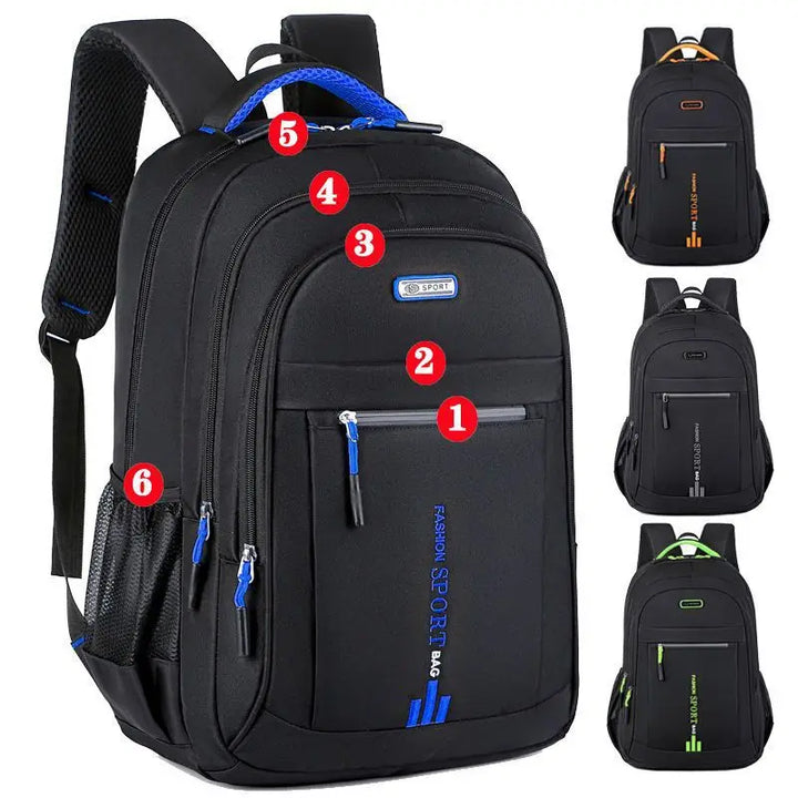 Moderne wasserdichter Oxford-Rucksack für Herren