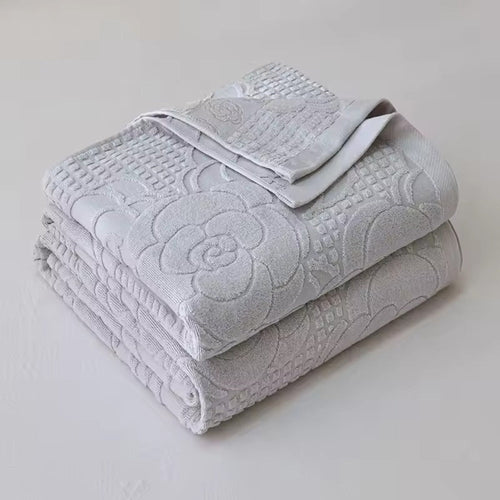 Skanto | Flora Terry Cotton Weave Blanket