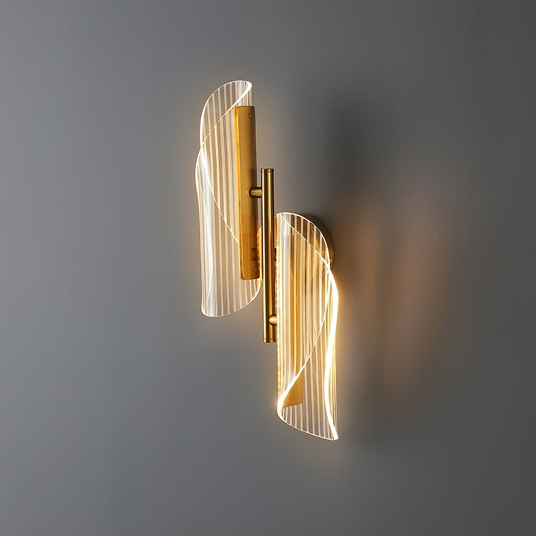 Skanto | CrystalAura – Funklende Krystall Vegglampe for Glamourøs Touch