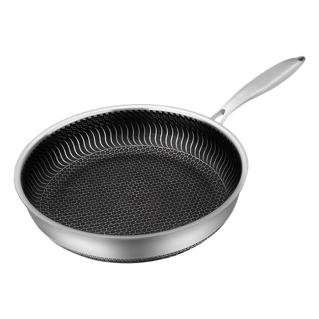 Skanto | Kasserolle i rustfritt stål med non-stick og hexa-design