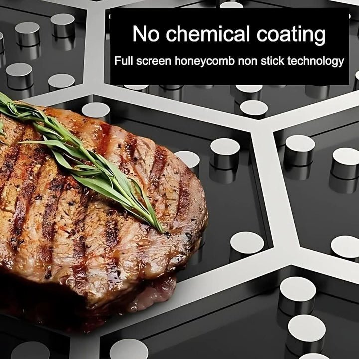 Skanto | Kasserolle i rustfritt stål med non-stick og hexa-design