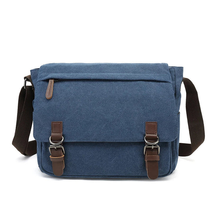 Skanto | Carlos – Robust Herresekk for Daglig Bruk | Slitesterk Lerret Crossbody Bag