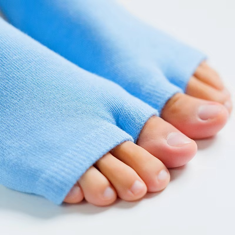 Skanto | Non-slip hurtig tørk yoga og pilates sokker for kvinner bomullsblanding med silikongrep