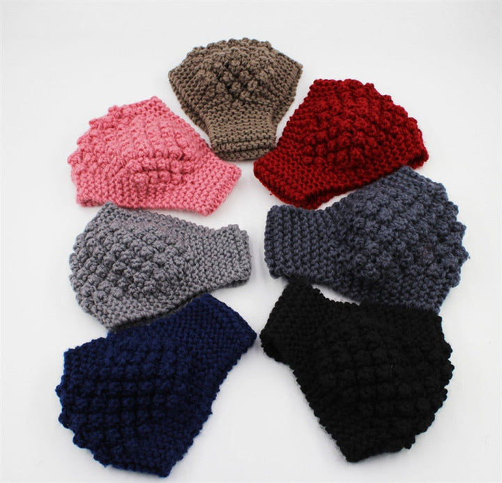 Skanto | Cozy Crown Elastisk Strikket Hodebånd