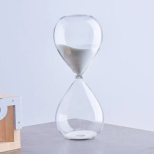Skanto | Glass Sand Timer | Stilfull Dekorasjon med 5/10/30/60 Minutters Indikasjon