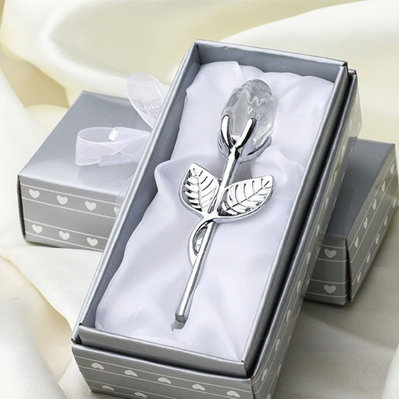 Luksuriøs Kristallrose i Geschenkbox – Valentinstagsgeschenk für Sie