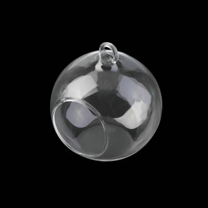 Skanto Glass Ball Vase Flower Plant Potted Creative Glass Container Home Office Decoration Home Table Decor Room Glass Vases