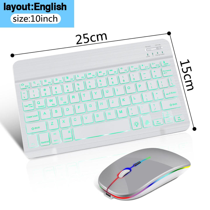 Skanto | Eclipse Bærbar Bluetooth Tastatur Mus Sett
