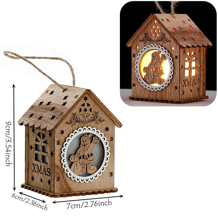 Skanto | DIY Tre Henge Dekor Glødende Lampe