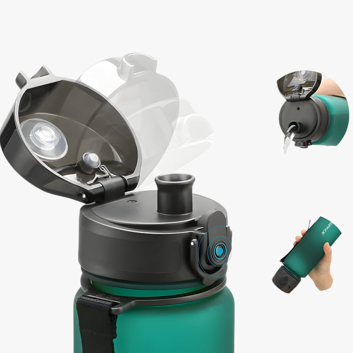 Skanto | HydraShake | Sport Shaker Flaske - BPA-fri og lekkasjesikker