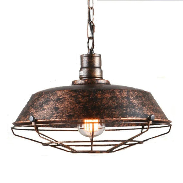Skanto | Vintage Loft Pendelampe: Industriell Retro Jern Taklampe Krone for Stue, Restaurant, Bar, Kjøkken