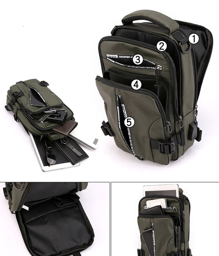 Elegant USB-lading Mini Crossbody Bag | Skanto