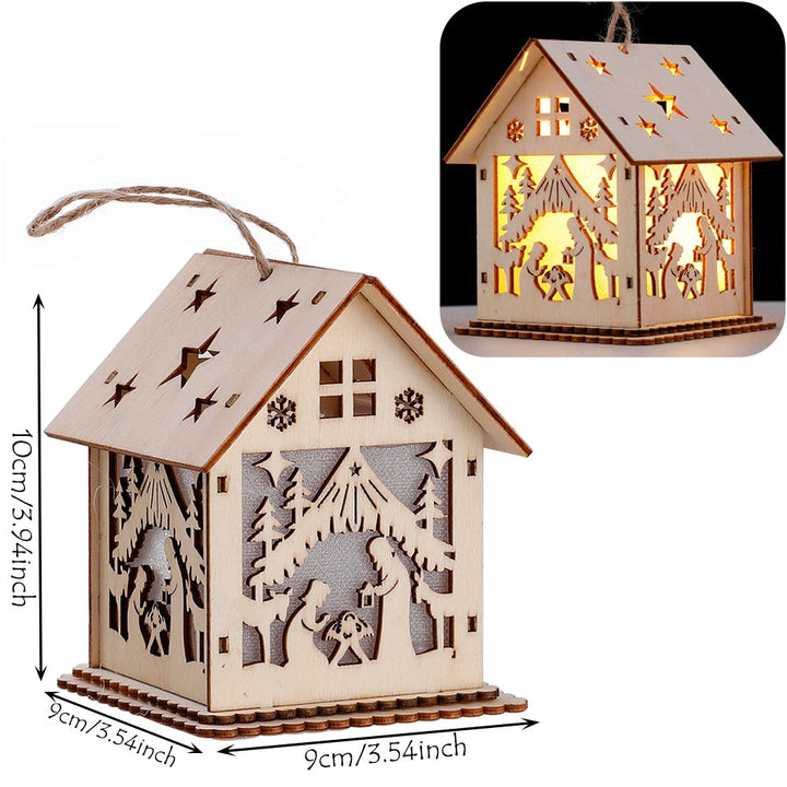 Skanto | DIY Tre Henge Dekor Glødende Lampe