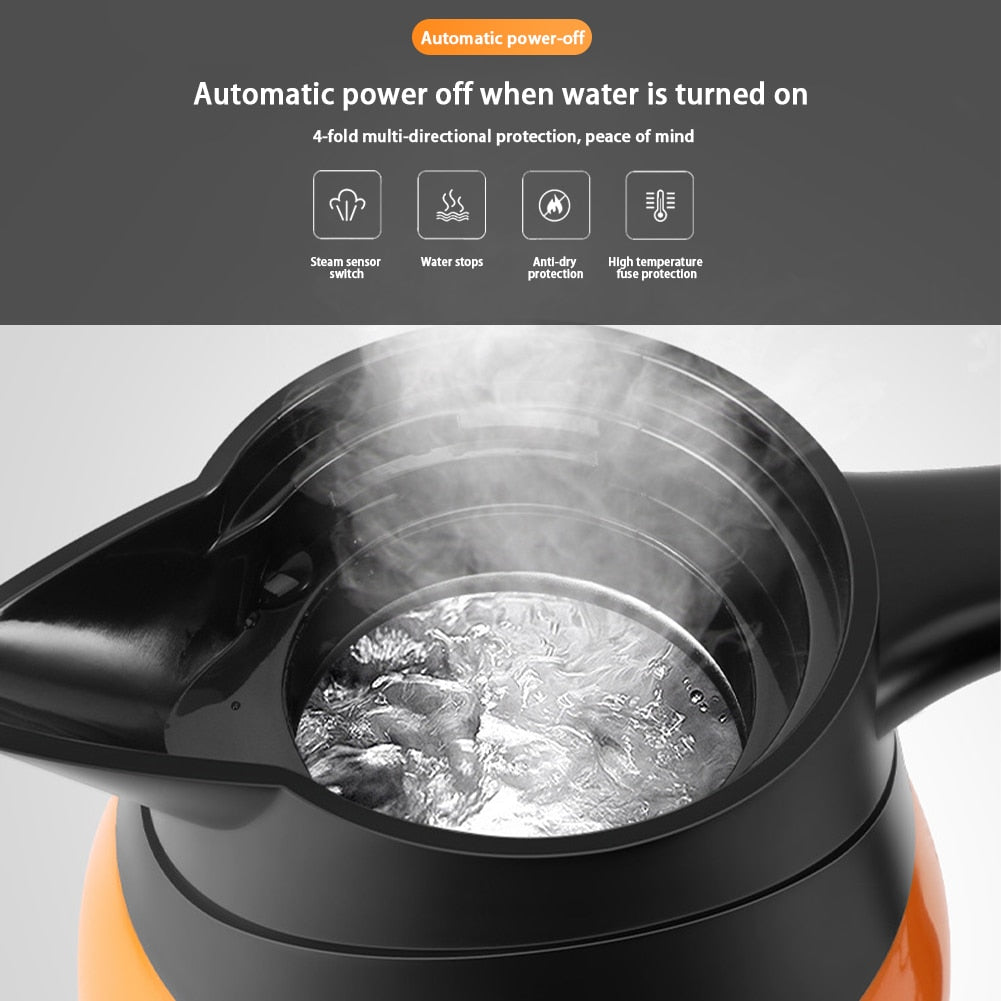 Skanto | Elektrisk rustfritt stål reise kettle