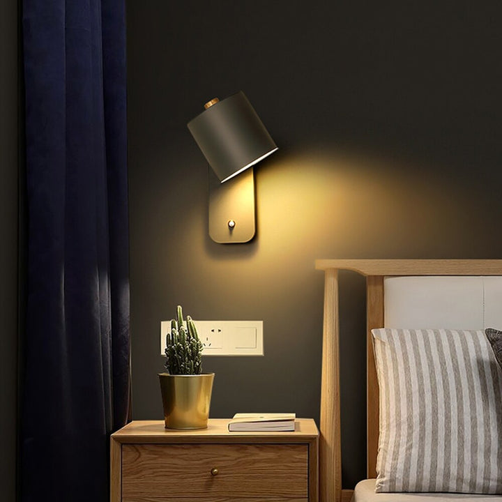 Skanto | Moderne LED Vegglamper med Bryter Innendørs Hjemmedekor Lys