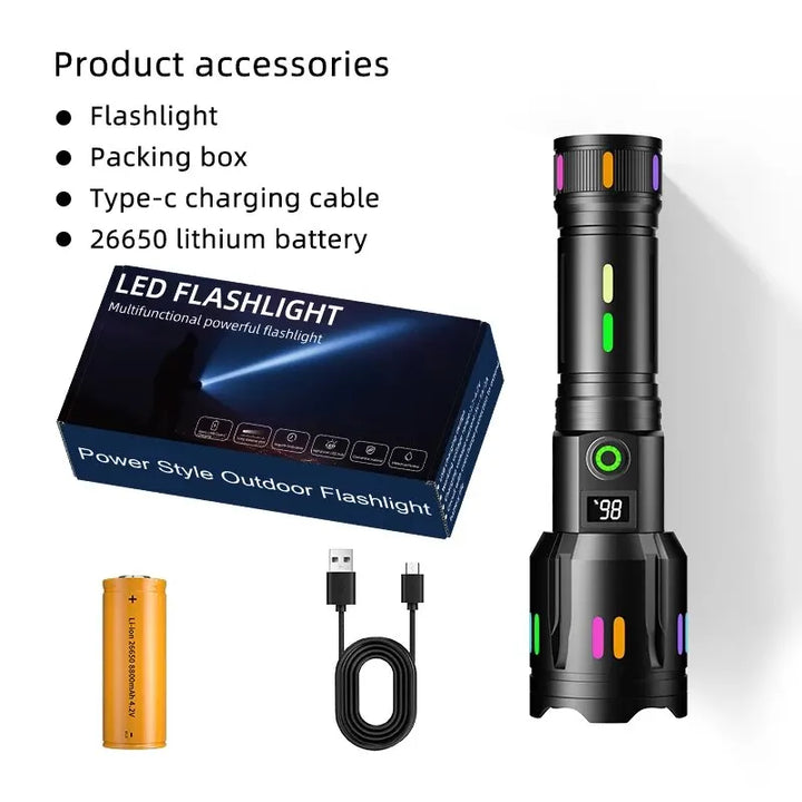 Skanto | Høy Effekt LED Lommelykt