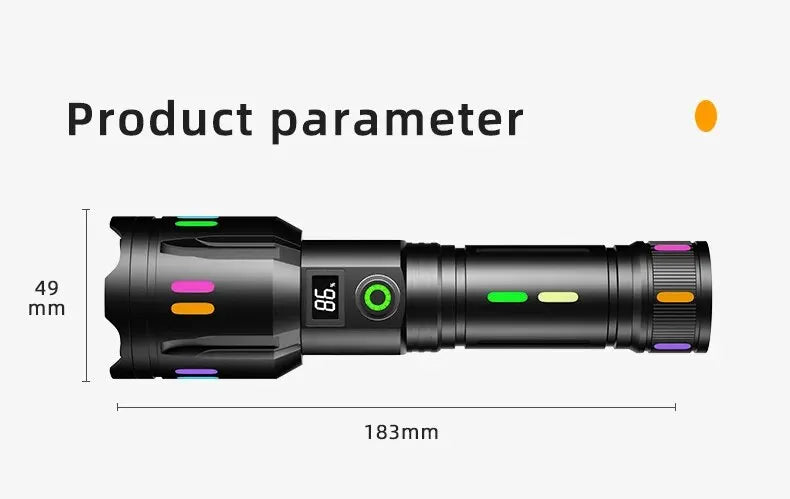 Skanto | Høy Effekt LED Lommelykt
