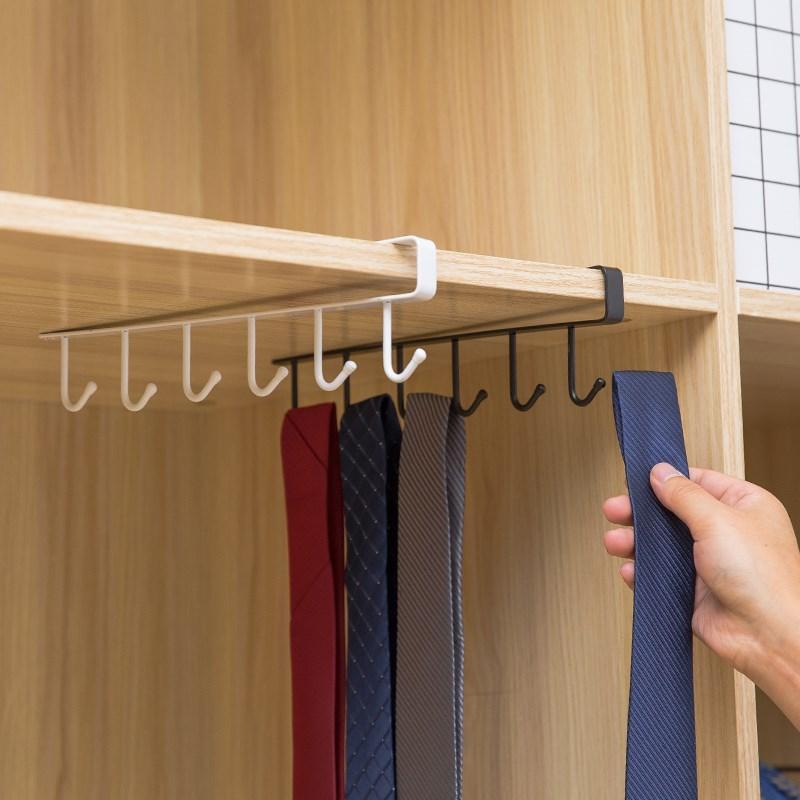 Skanto | Hjem sømløs kjøkkenoppbevaringsstativ nagelfri hengende smijern garderobe krok kjøkkenorganisator ZP01261501