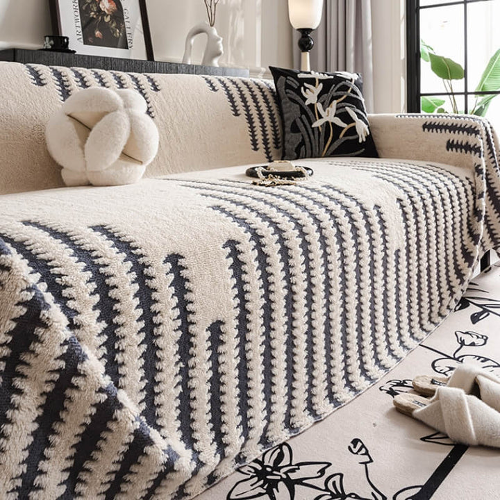 Hjemmekoselig Plush Sofa Cozy Anti-riper Full Dekning Sofa Trekk | Skanto