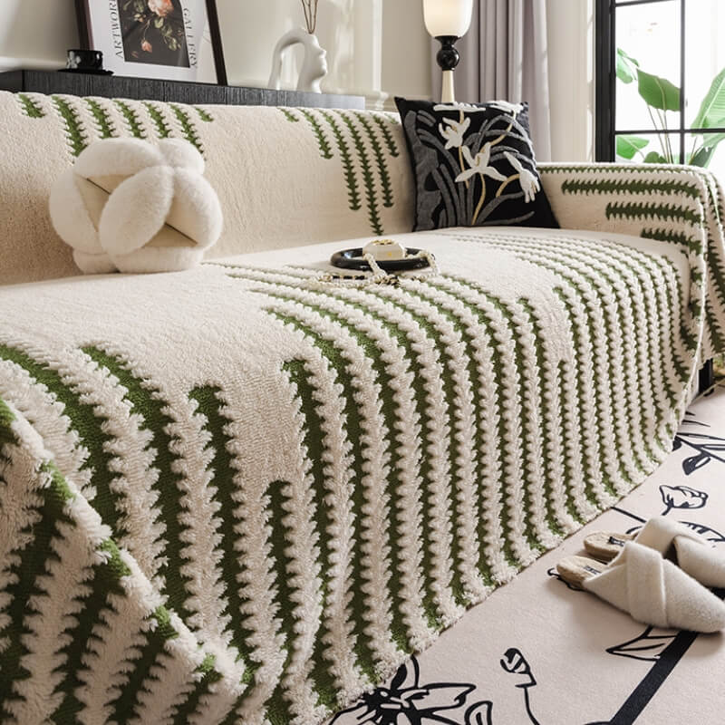 Hjemmekoselig Plush Sofa Cozy Anti-riper Full Dekning Sofa Trekk | Skanto