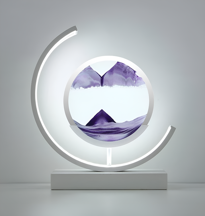 Skanto | Sandscape - Flytende Sand LED Lampe 3D Quicksand Nattlys