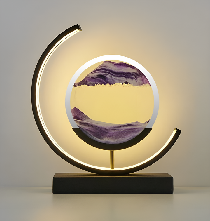 Skanto | Sandscape - Flytende Sand LED Lampe 3D Quicksand Nattlys