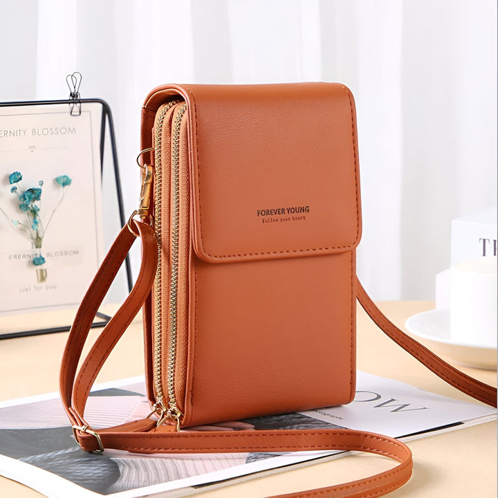 Skanto | Carry - Stilig Crossbody Lommebok & Telefon Holder Bag