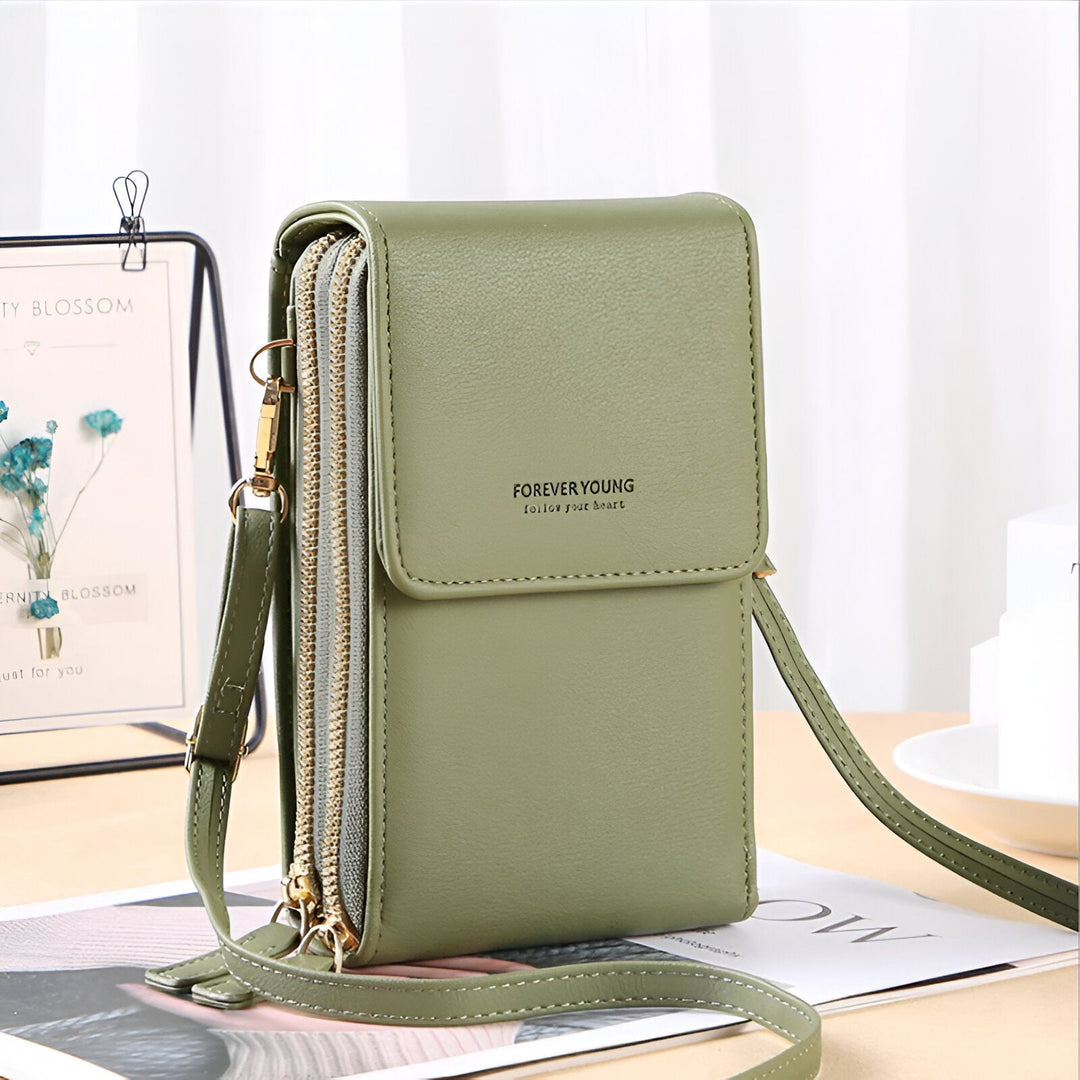 Skanto | Carry - Stilig Crossbody Lommebok & Telefon Holder Bag