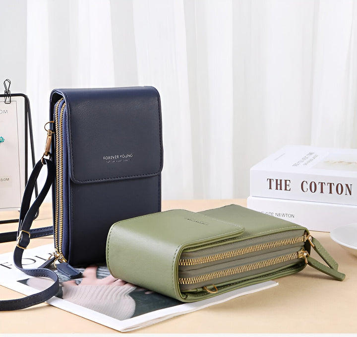 Skanto | Carry - Stilig Crossbody Lommebok & Telefon Holder Bag