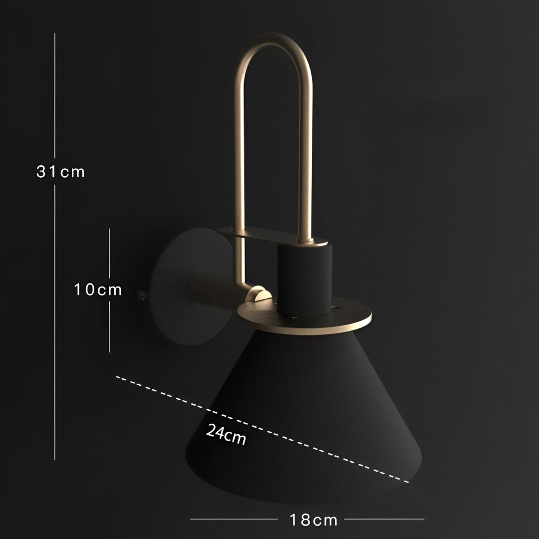 Skanto | Postmoderne LED Vegglampe med Trompetformet Design