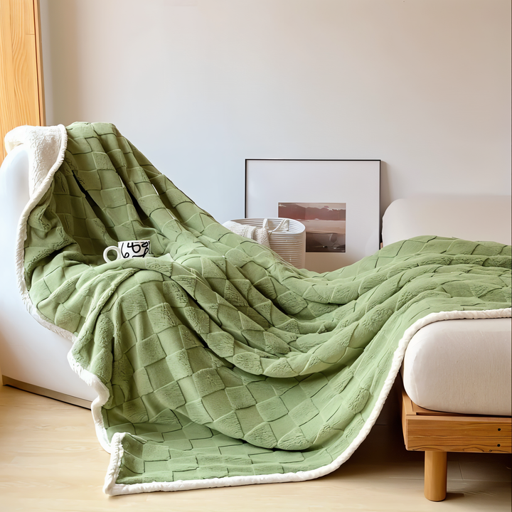 Skanto | WINTERLOFT – Reversibel Fleece Teppe
