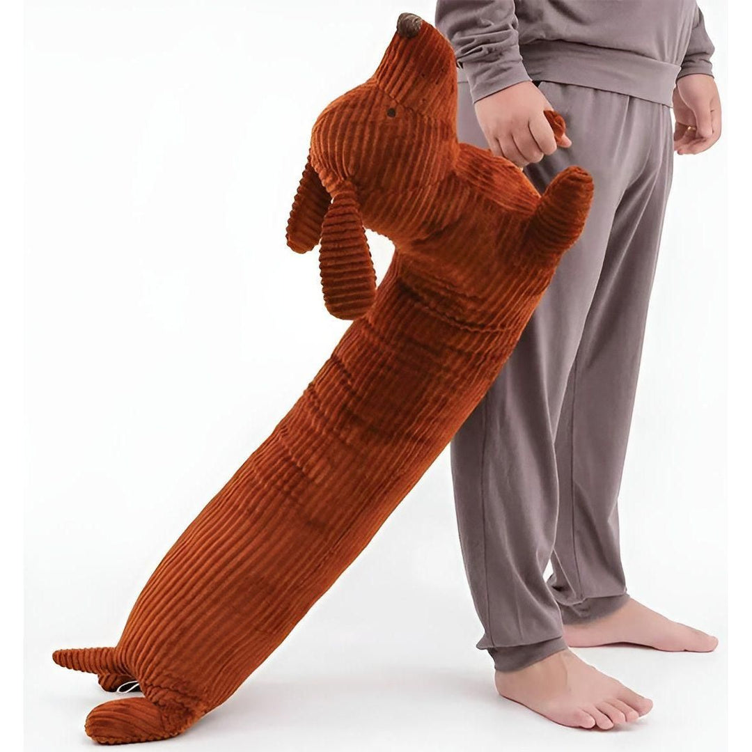 SnuggleHound Pute - Ergonomisk Dachsund Plysjpute | Skanto