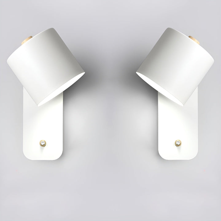 Skanto | EasyPush Vegglampe - Rotérbar Mini Sylinder LED Lampe