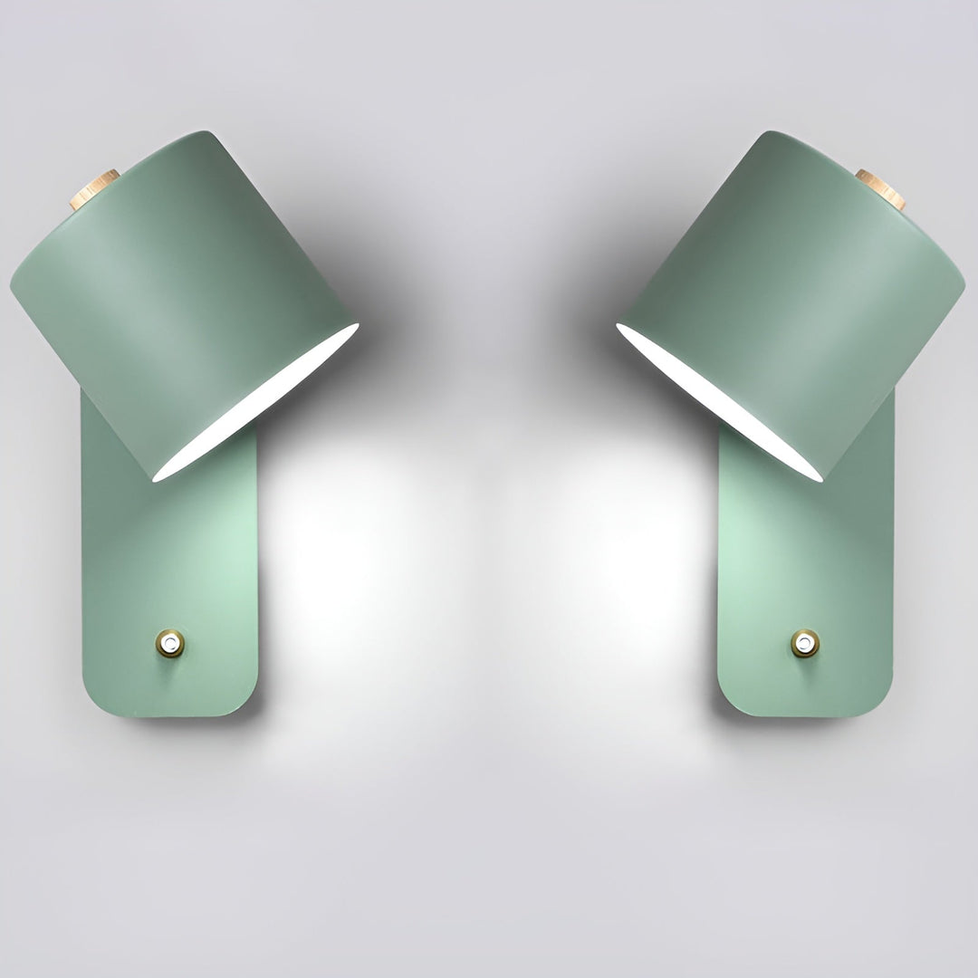 Skanto | EasyPush Vegglampe - Rotérbar Mini Sylinder LED Lampe