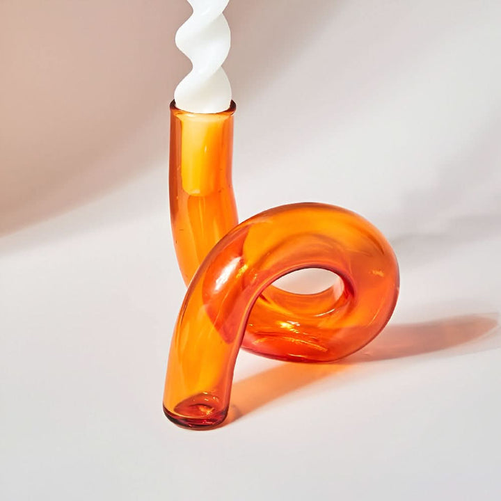 Skanto | Glassvase med lysestake for elegant hjemmeinnredning
