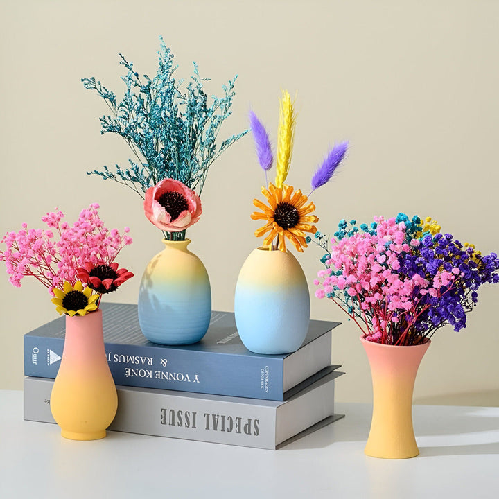 Skanto | Elegant keramikk vase i makronfarger
