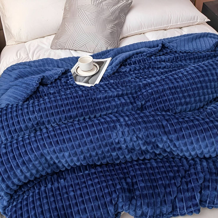 Skanto | CORALWAVE – Ultra-mykt Teksturerte Fleece Teppet