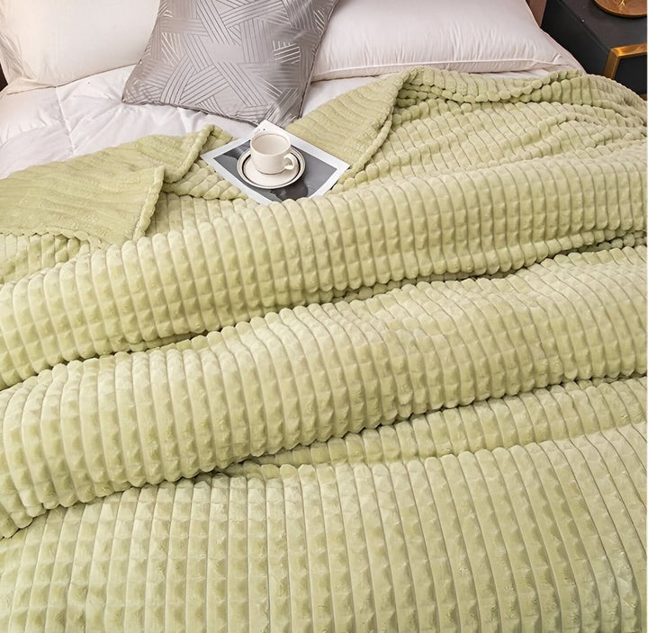 Skanto | CORALWAVE – Ultra-mykt Teksturerte Fleece Teppet