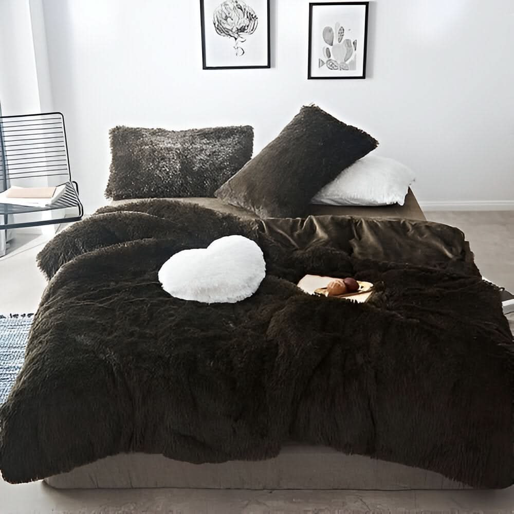 Skanto | FLUFFUREST – Plysj Fleece Sengetøysett