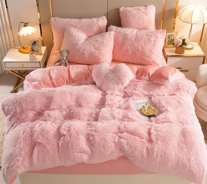 Skanto | FLUFFUREST – Plysj Fleece Sengetøysett