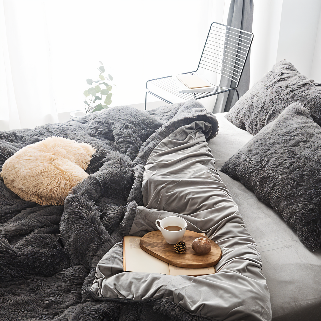 Skanto | FLUFFUREST – Plysj Fleece Sengetøysett