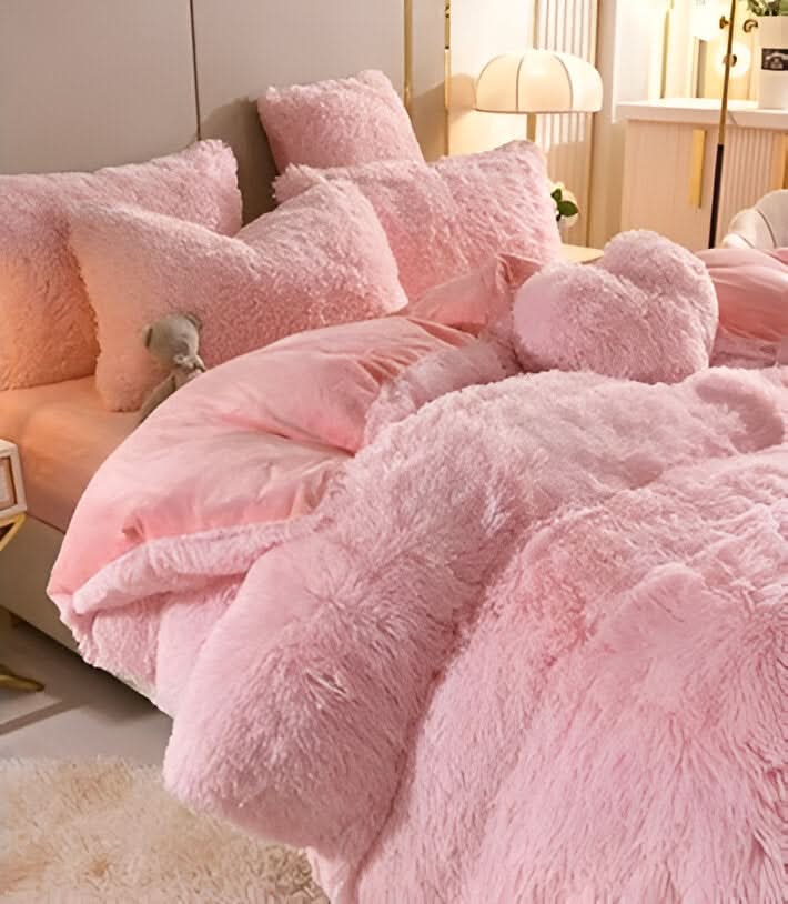 Skanto | FLUFFUREST – Plysj Fleece Sengetøysett