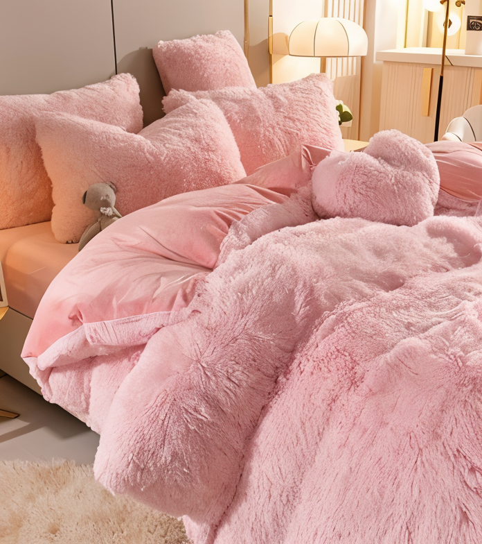 Skanto | FLUFFUREST – Plysj Fleece Sengetøysett