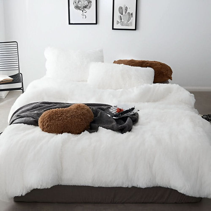 Skanto | FLUFFUREST – Plysj Fleece Sengetøysett