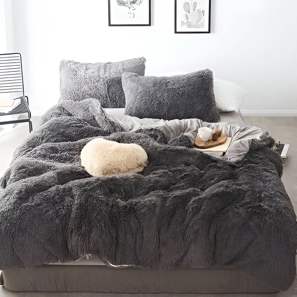 Skanto | FLUFFUREST – Plysj Fleece Sengetøysett