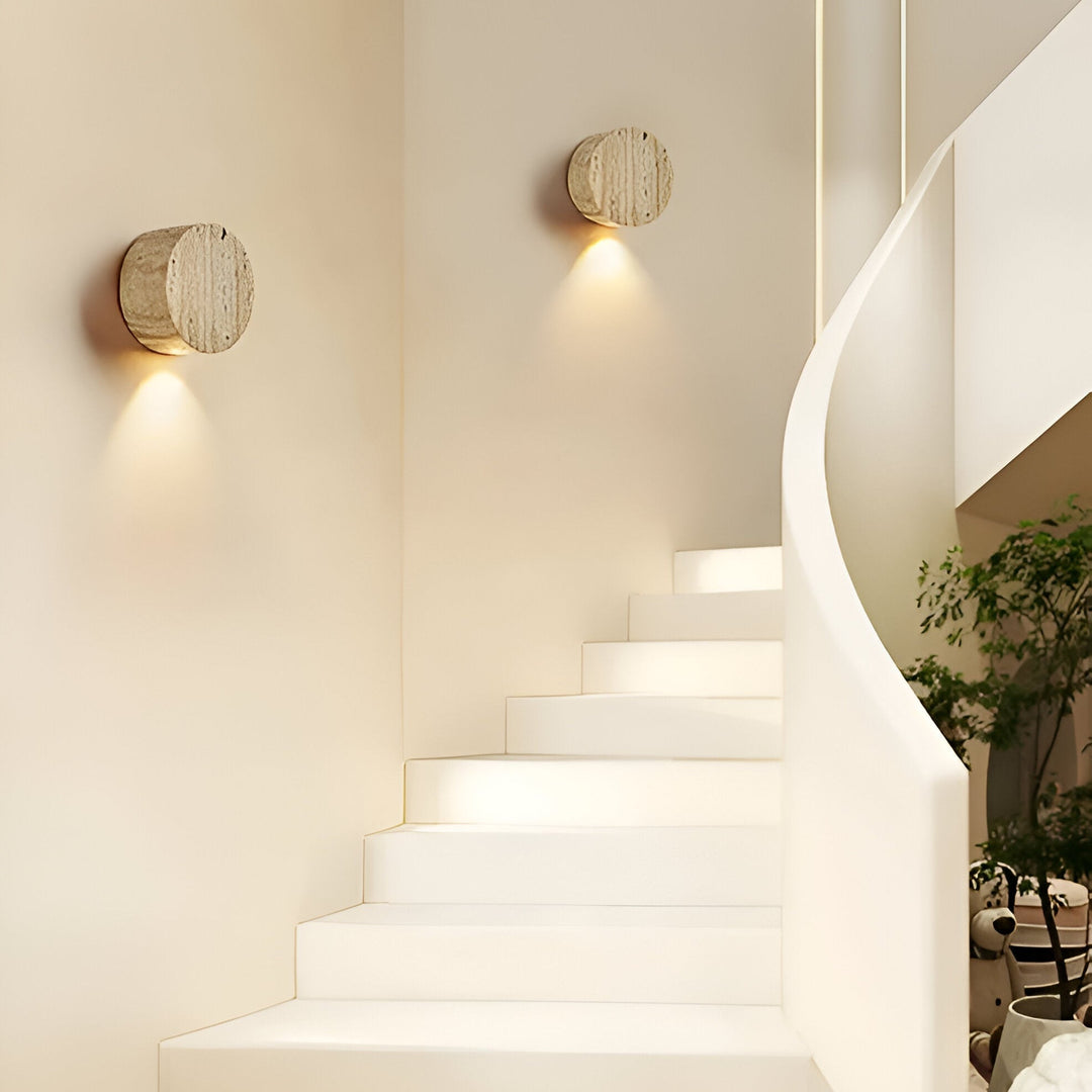 Sabi Vegglampe med Myk Ambient Lys Skanto